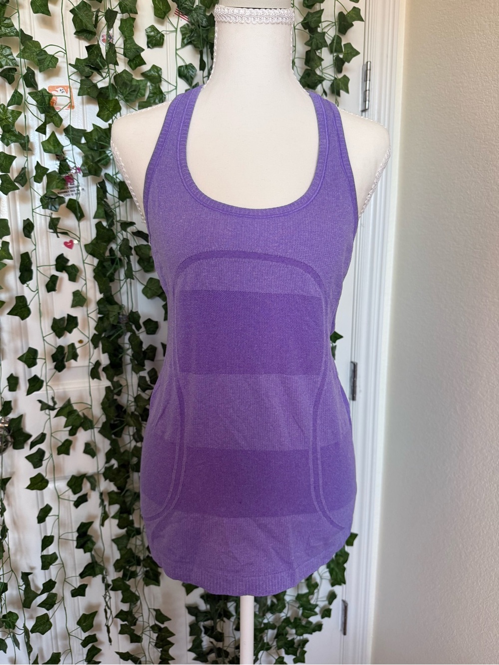 Lululemon Purple Racerback Tank Top - Women size 8